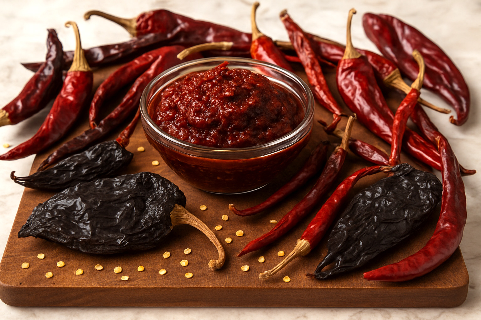 Homemade Chili Paste with Dried Chiles — Rich Flavor in a Fraction of the Time